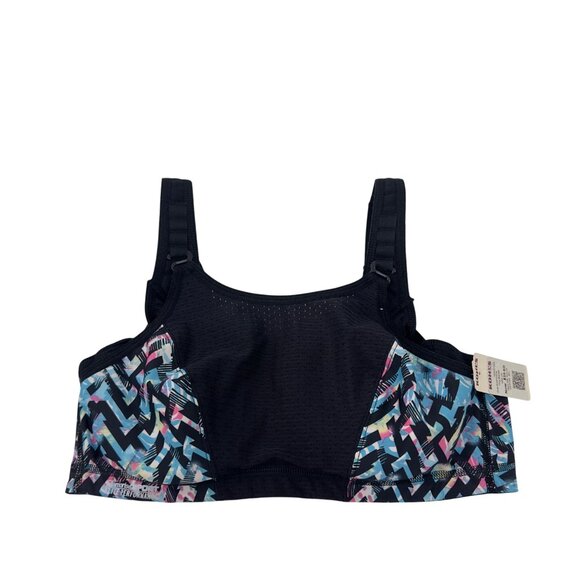 Glamorise Womens Plus Size 36C MagicLift Adjustable Support Sport Bra Multicolor - Picture 4 of 15